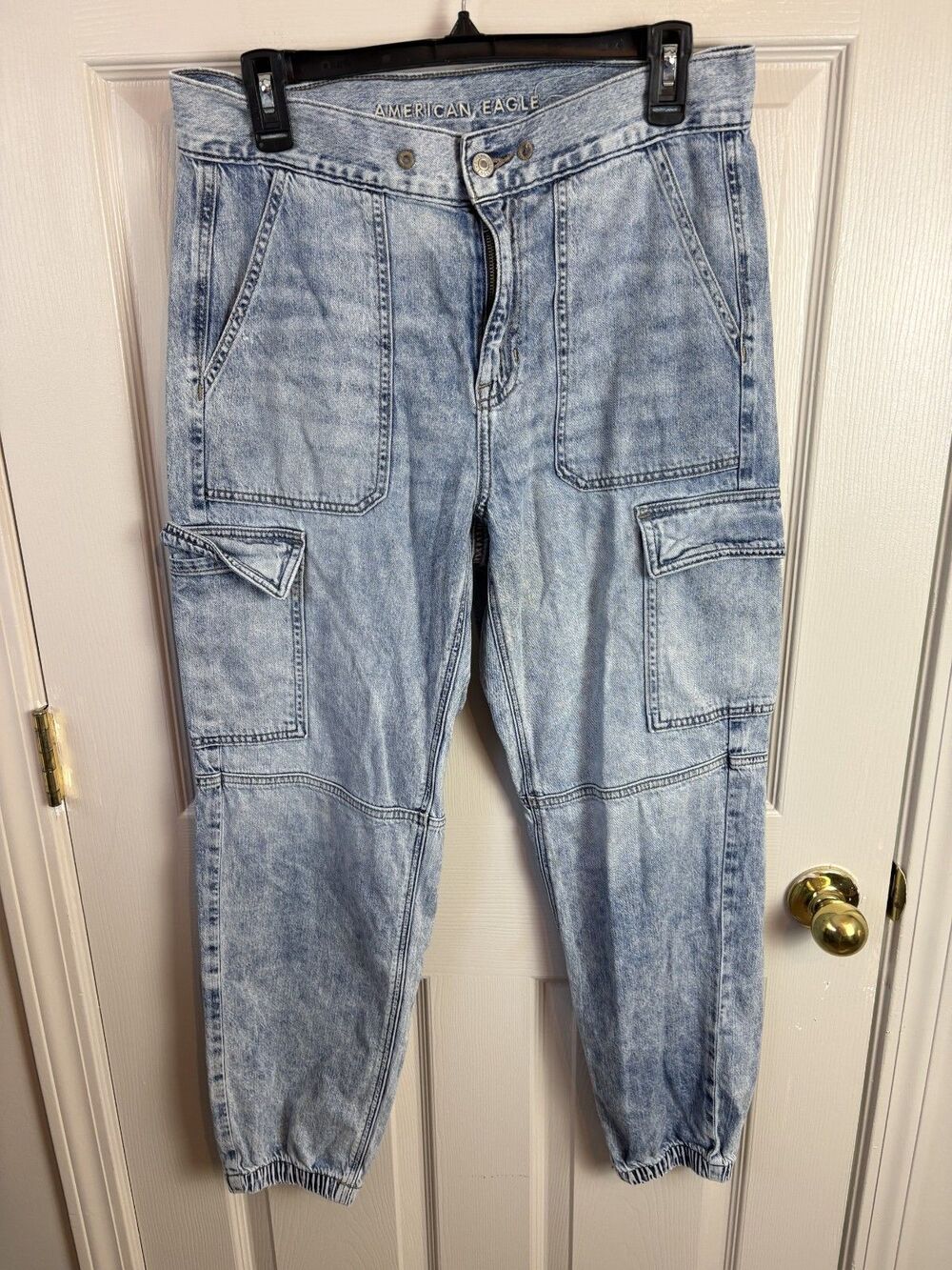 American Eagle Baggy Jeans Womens Regular Size 8 Cargo